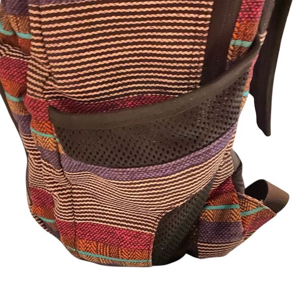 DAKINE Campus Backpack 6 Double Zippers Colorful Striped, Hike, Camp, School - Picture 4 of 11